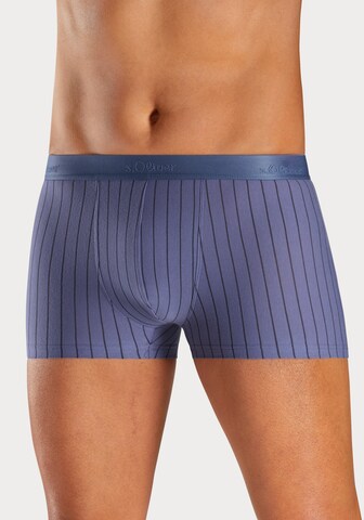 s.Oliver Boxer shorts in Blue: front