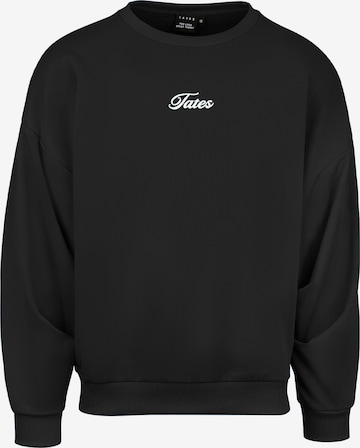 TATES Sweatshirt in Schwarz: Vorderseite