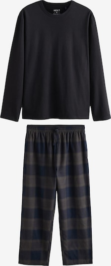 Ilga pižama iš Next, spalva – tamsiai mėlyna / ruda / šokolado spalva, Prekių apžvalga