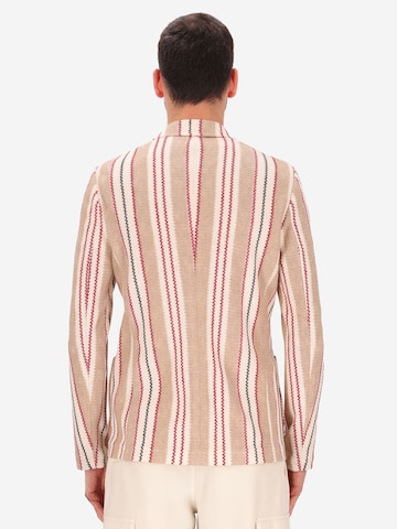 Distretto12 Regular fit Colbert 'Edmundo' in Beige