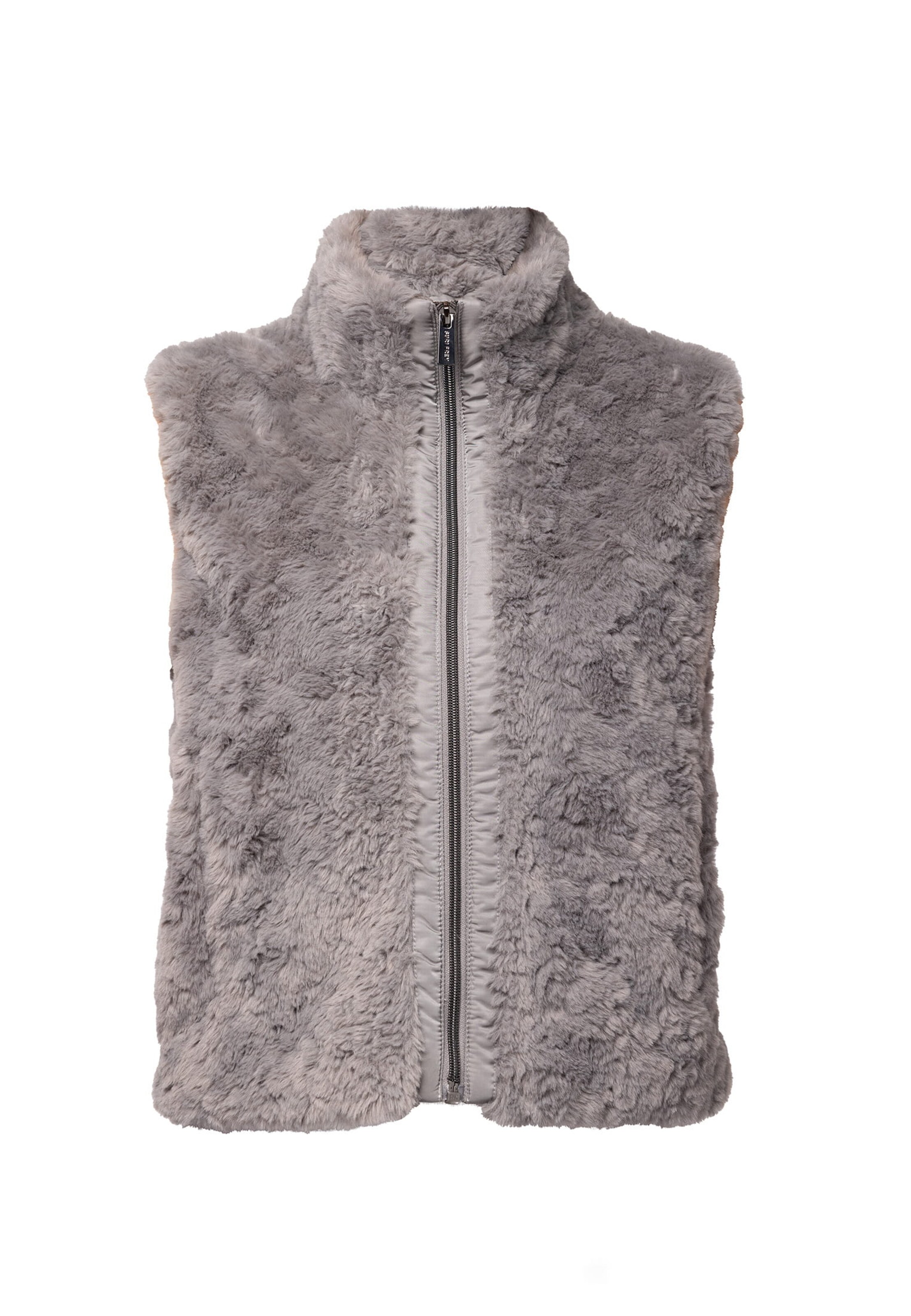 Suri Frey Bodywarmer 'Freyday' in Grijs: voorkant