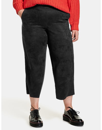 SAMOON Hose in schwarz, Modelansicht
