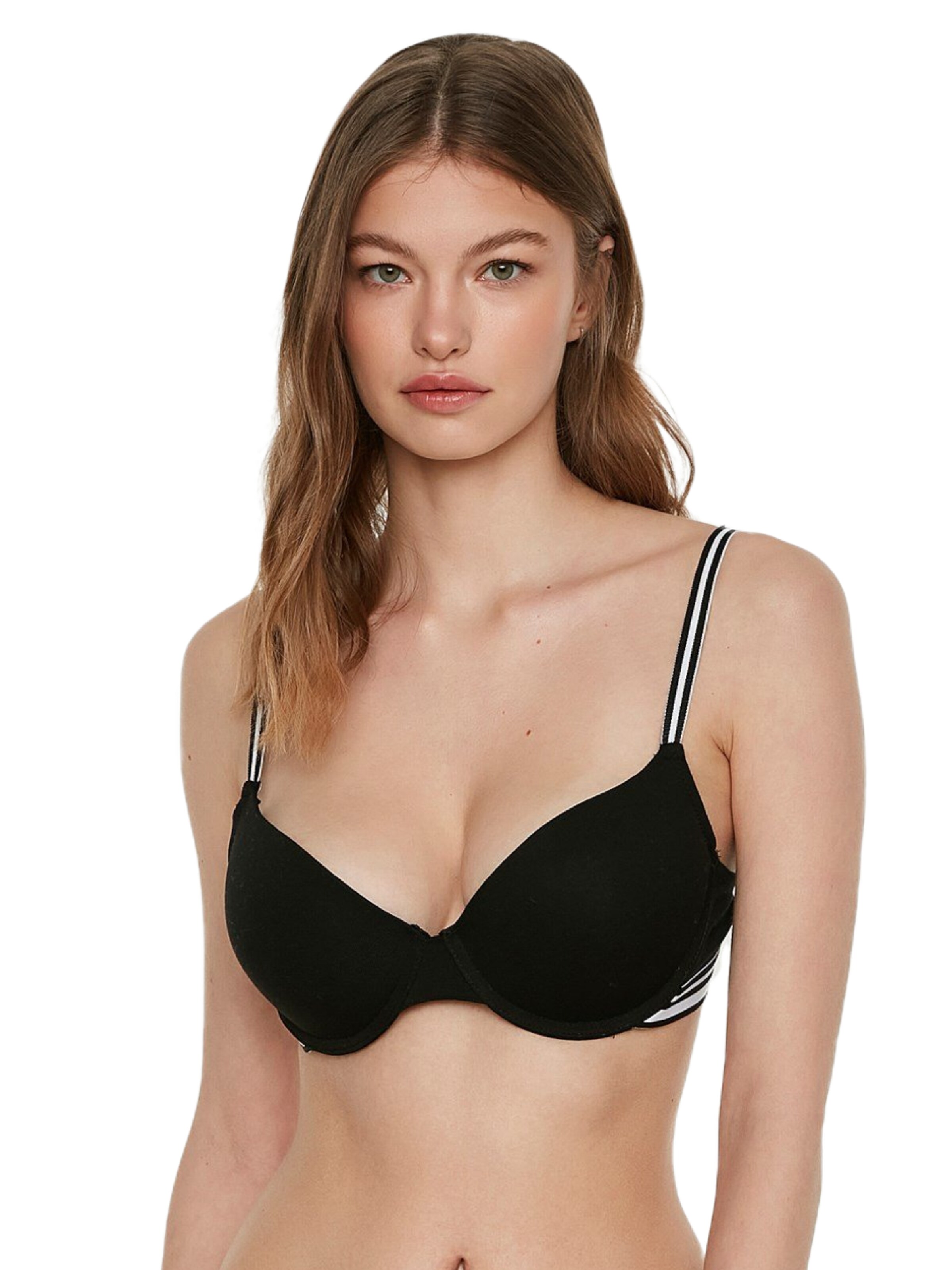 C&City Push-up BH in Zwart: voorkant