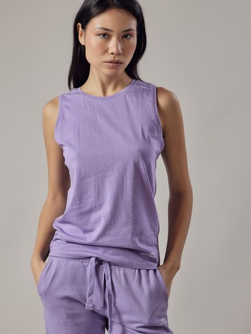 OWN Off With Nature Top 'Canotta Girocollo' in Lila: voorkant