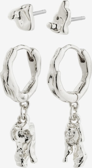 Pilgrim Boucles d'oreilles 'Sea' en argent, Vue avec produit