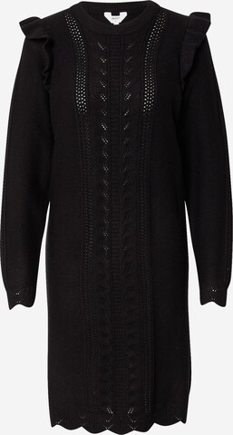 Robes en maille 'Portia' OBJECT en noir : devant
