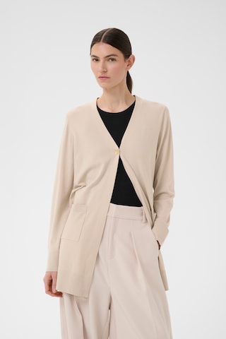 InWear Cardigan 'MIKO' i beige: forside