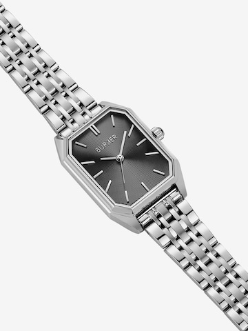 Orologio analogico 'Isabell Silver Black' di BURKER Watches in argento