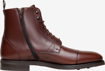Henry Stevens Lace-Up Boots 'Winston CDB' in Brown