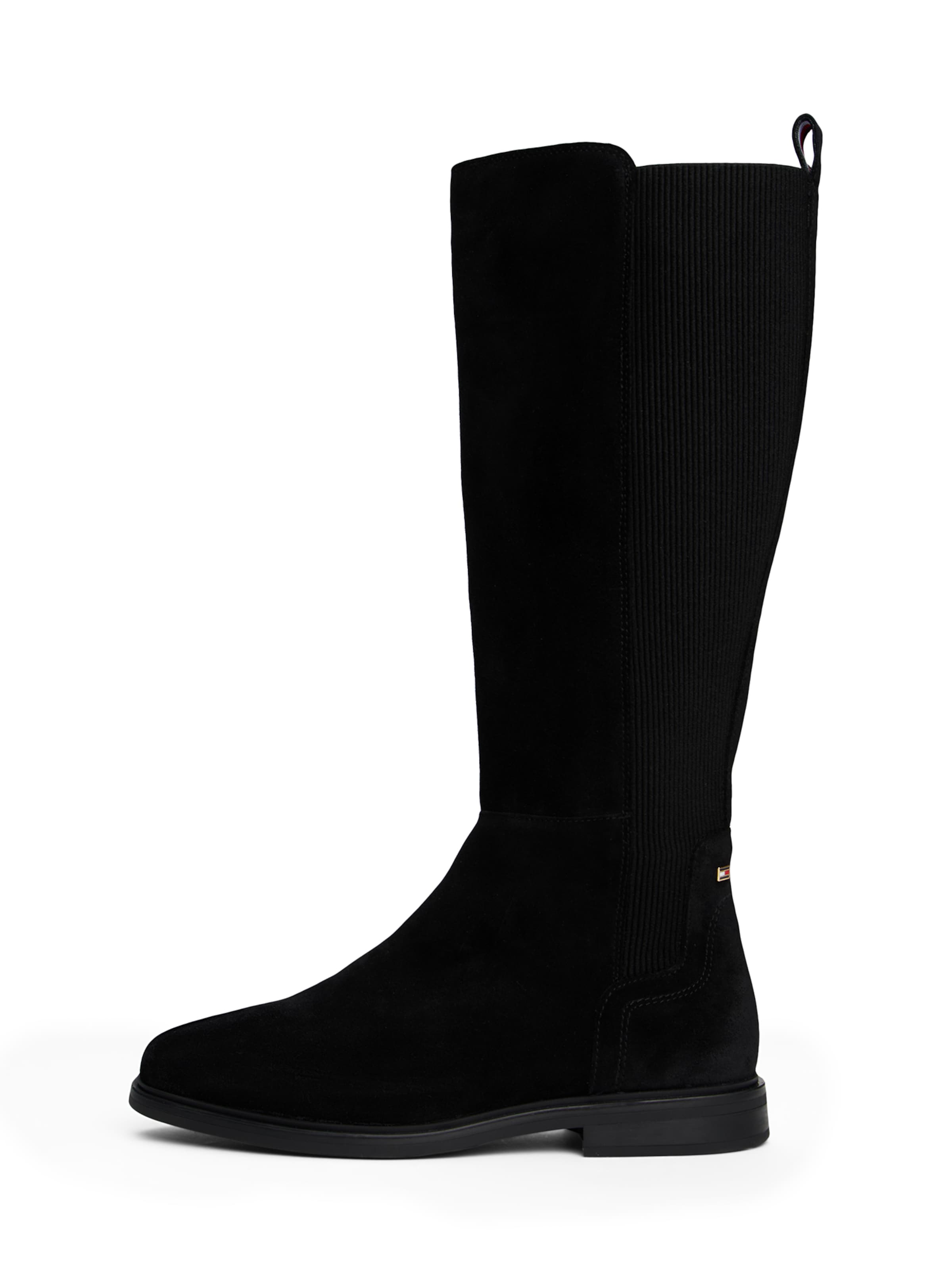 TOMMY HILFIGER Saabas, värv must: eest vaates