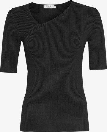 MSCH COPENHAGEN - Camiseta 'Alvina' en negro: frente