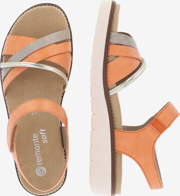 REMONTE Strap Sandals in Orange