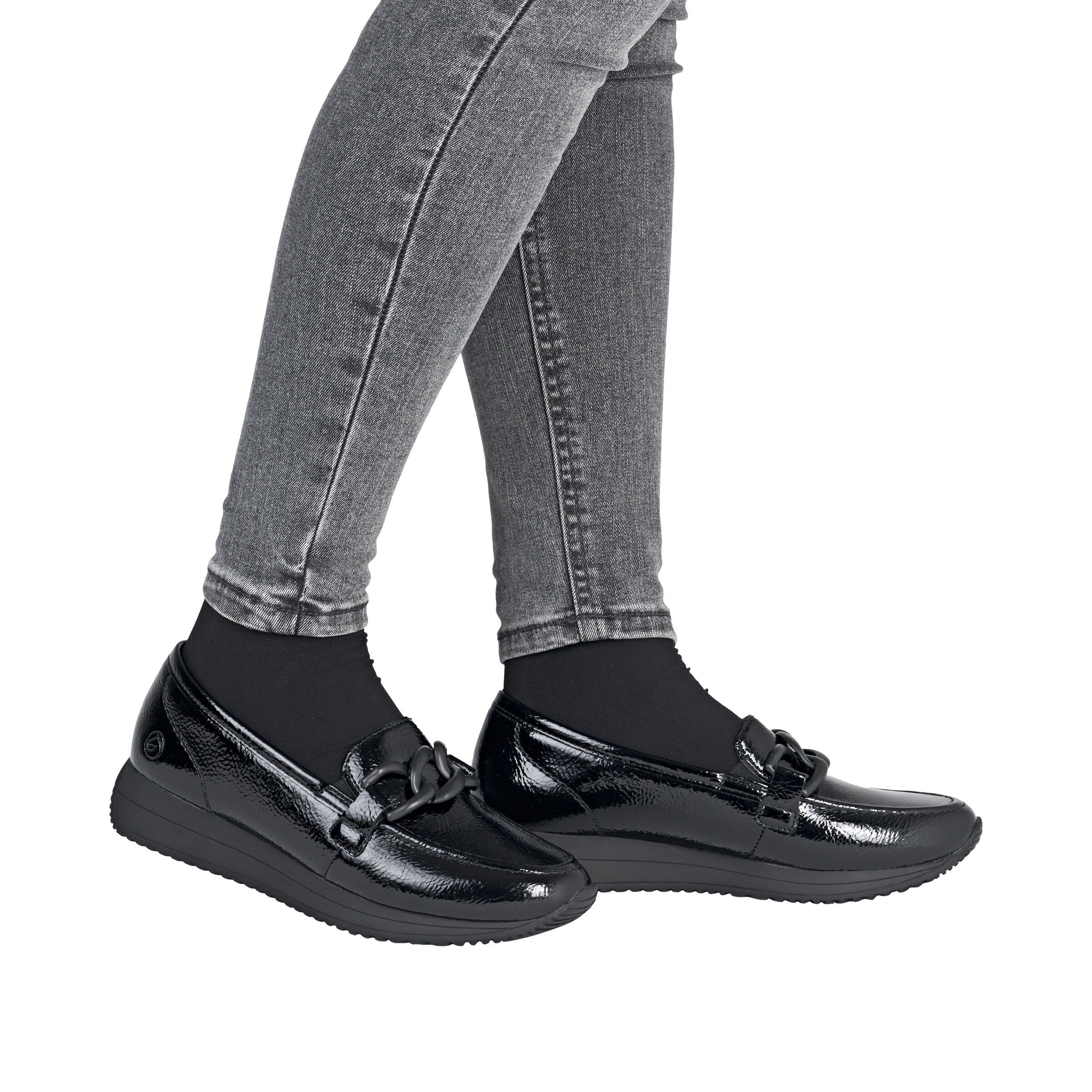 REMONTE Slipper in Schwarz