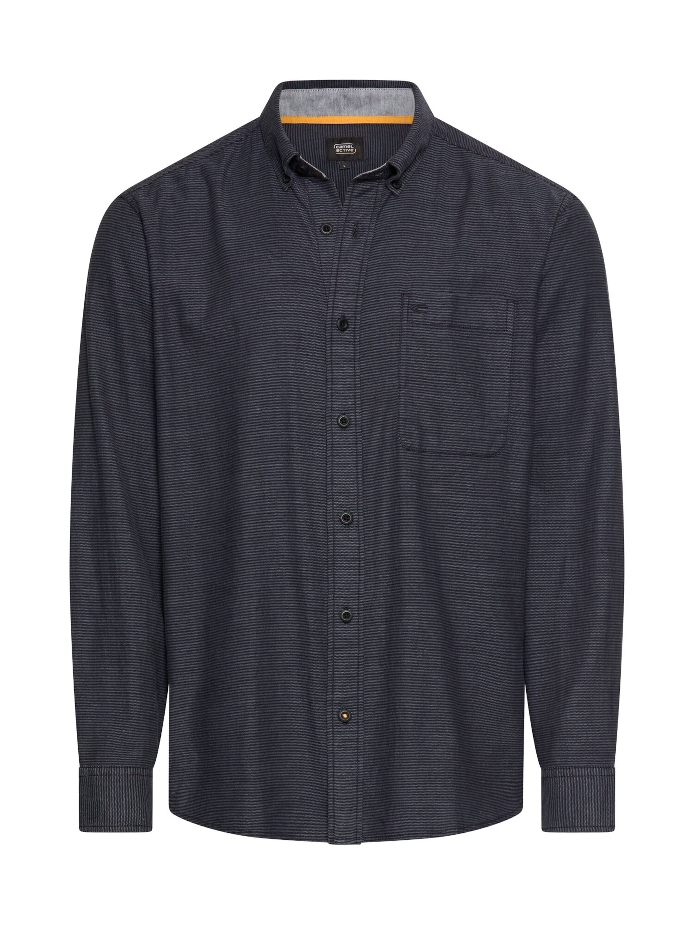 CAMEL ACTIVE Button Up Shirt in Blue: front