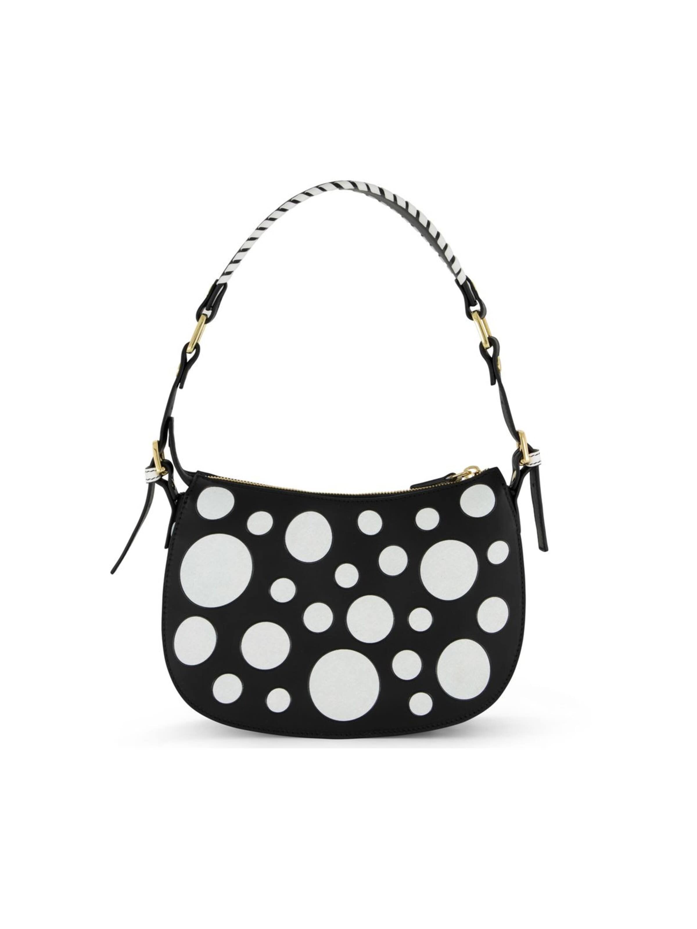 Braccialini - Bolso de hombro 'Ginevra Pois' en negro
