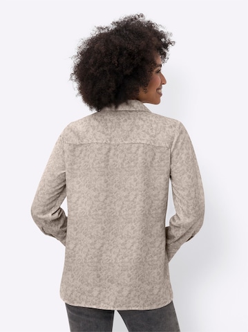 Chemisier heine en beige