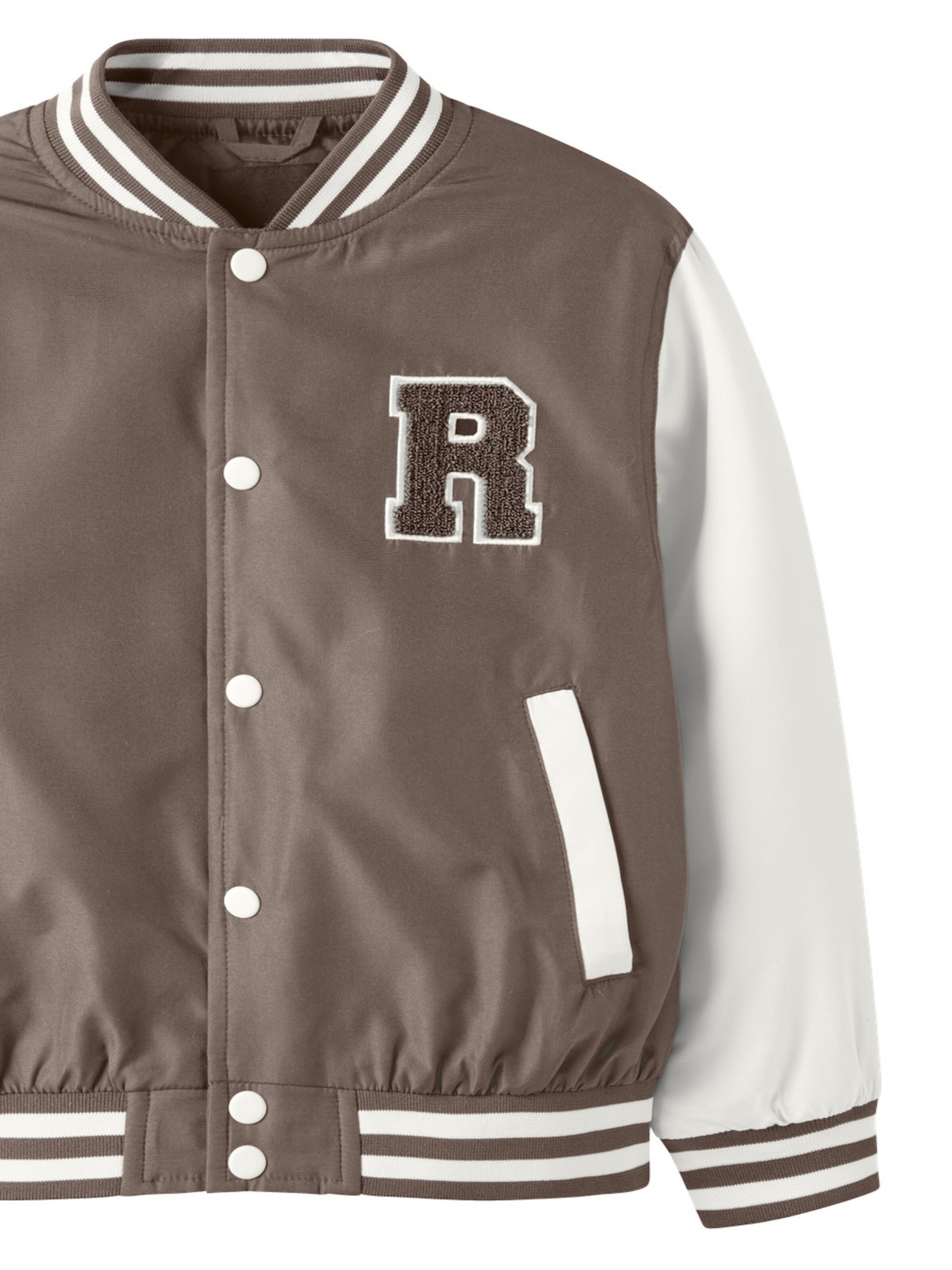 Giacca di mezza stagione 'Mains Varsity' di NAME IT in marrone