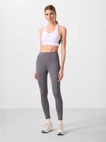 Tommy Life Skinny Legíny 'Gamaschen' – šedá: přední strana