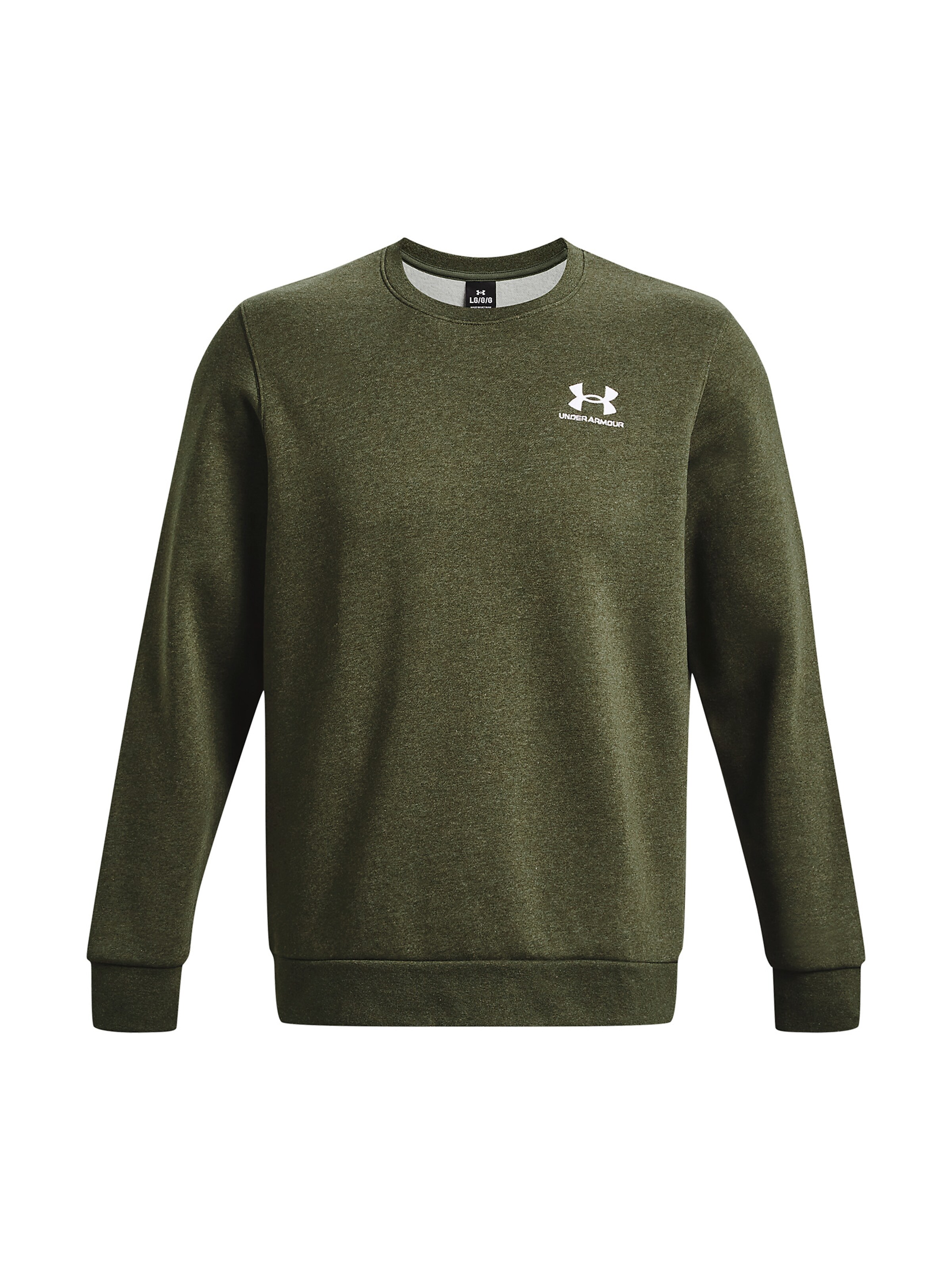 UNDER ARMOUR Sports sweatshirt 'Essential' in Green: front