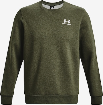 UNDER ARMOUR Sportsweatshirt 'Essential' in Groen: voorkant