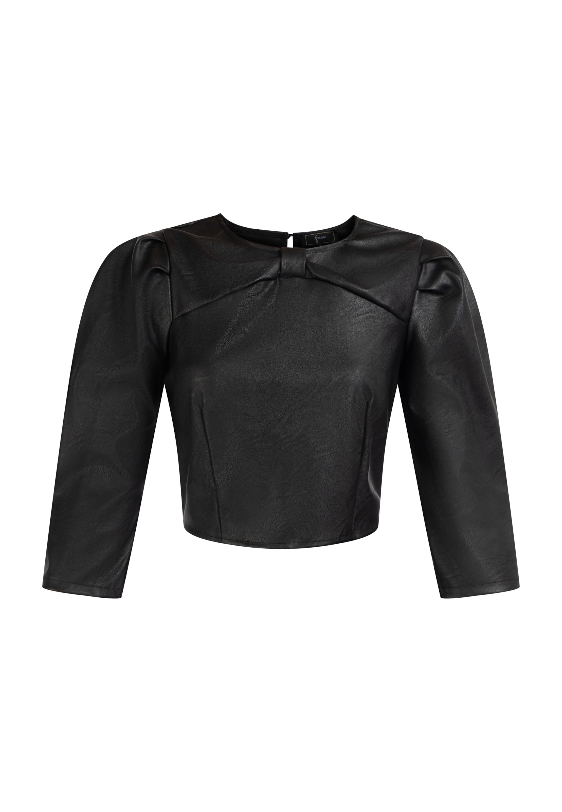 Chemisier faina en noir : devant