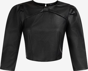 faina Blouse in Black: front