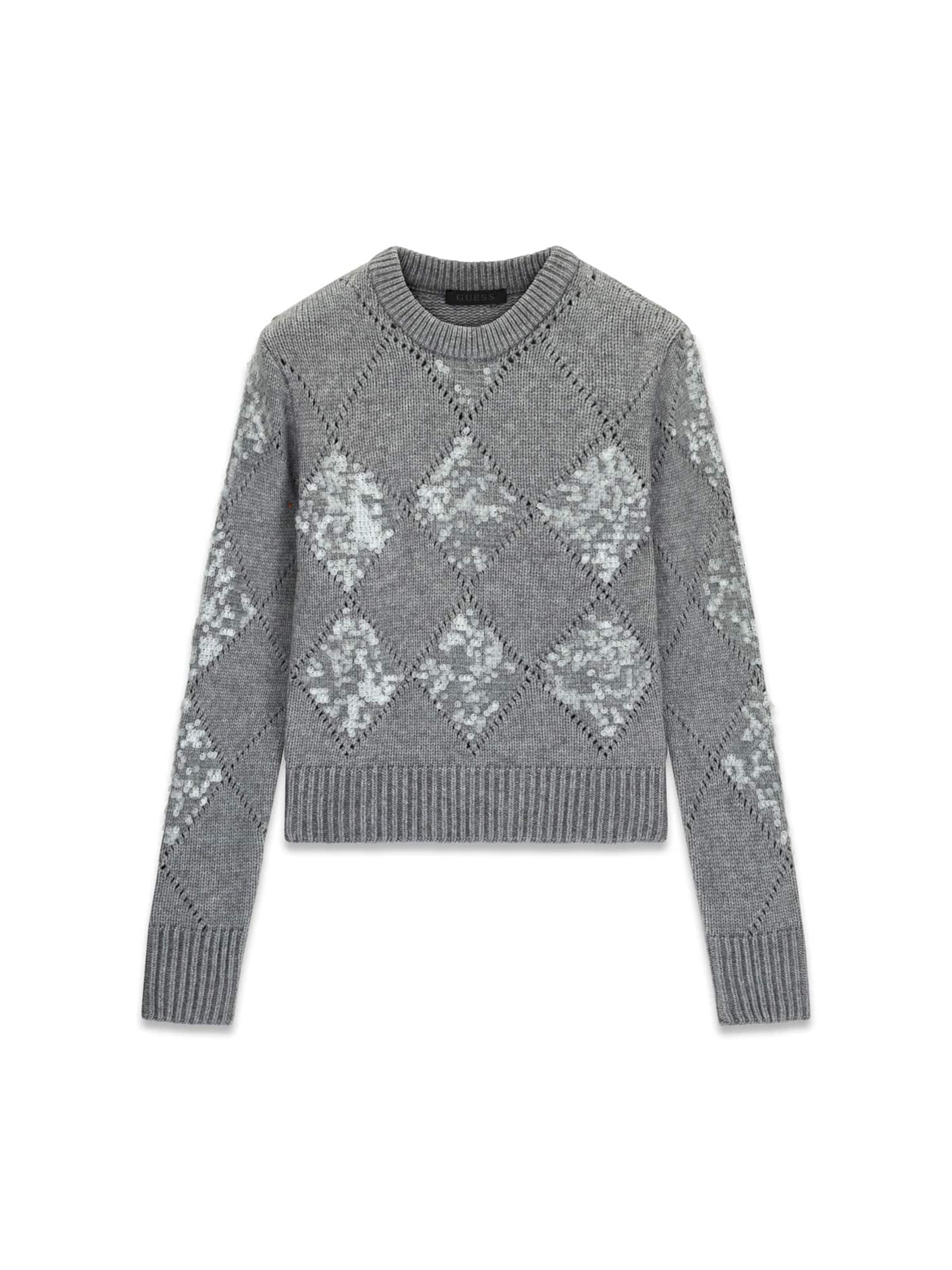 GUESS Sweater in Grey: front