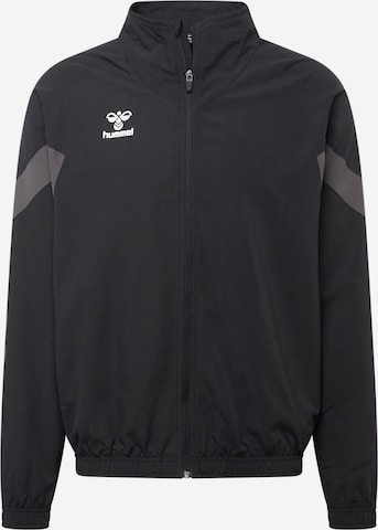 Hummel - Chaqueta deportiva 'TRAVEL' en negro: frente