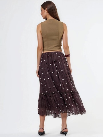 Busem Skirt in Brown