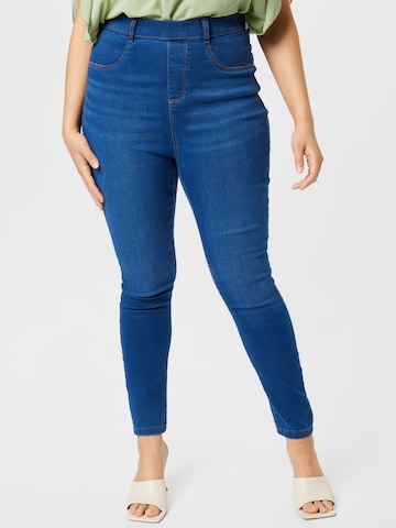 Dorothy Perkins Curve Skinny Jeggíny 'EDEN' – modrá: přední strana