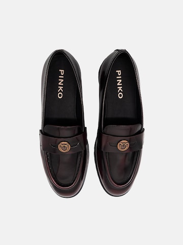 PINKO - Mocasines 'PINKO NORA 07 MOCASSINO CALF LEATHER Scarpe' en rojo