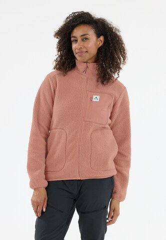 Whistler Fleece jas in Rood: voorkant