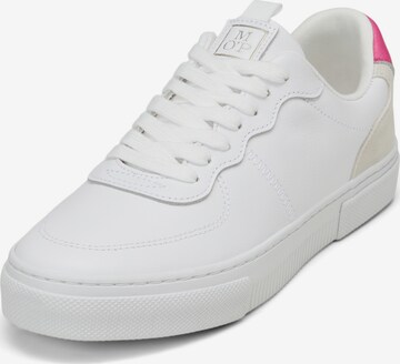 Baskets basses Marc O'Polo en blanc : devant