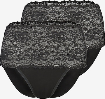 Nina von C. Slip 'Millefleurs' in Schwarz: Vorderseite