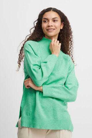 b.young Sweater in Green: front