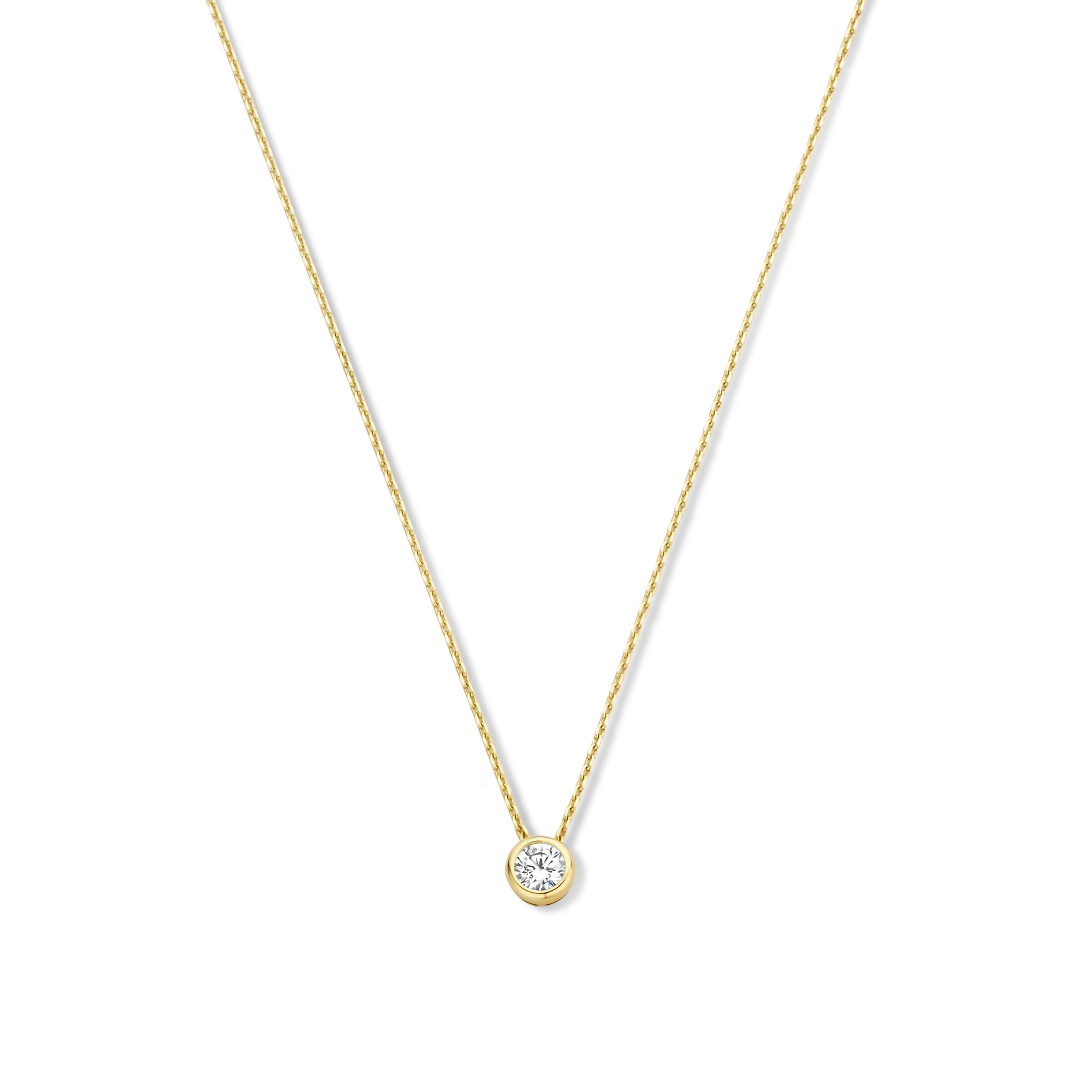 Beloro Jewels Ketting in Goud: voorkant