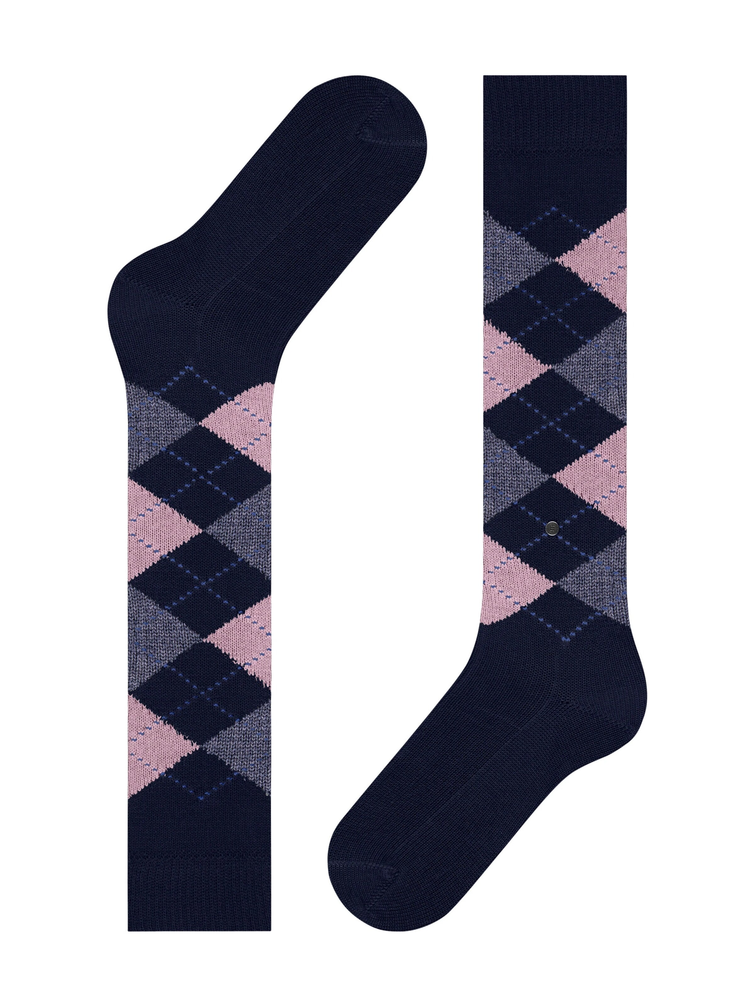 BURLINGTON Overknee Strümpfe 'Whitby'‌‌‌‌ in Blau