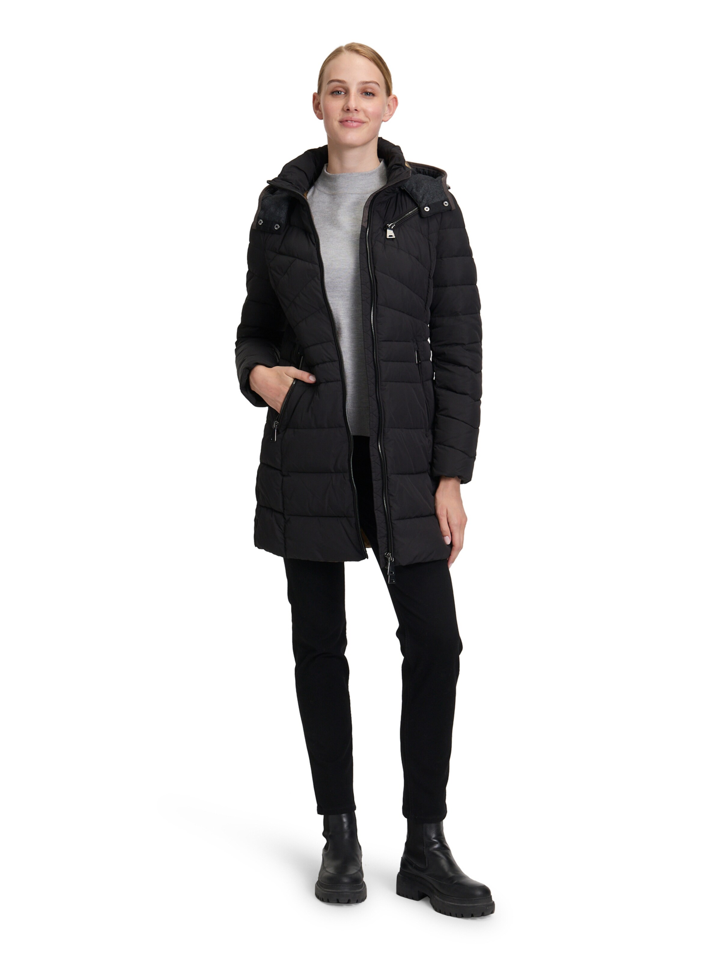 GIL BRET Mantel in Schwarz