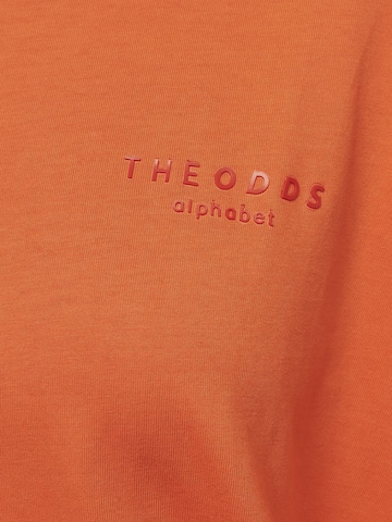 T-Shirt 'Loose T-Shirt / alphabet' THE ODDS en orange