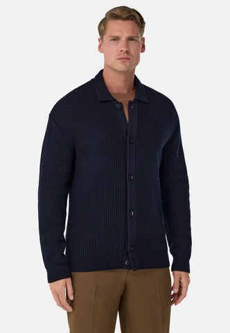 Pull-over Boggi Milano en bleu : devant