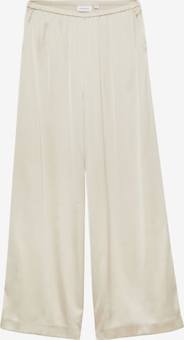 Wide Leg Pantalon COMMA en beige : devant