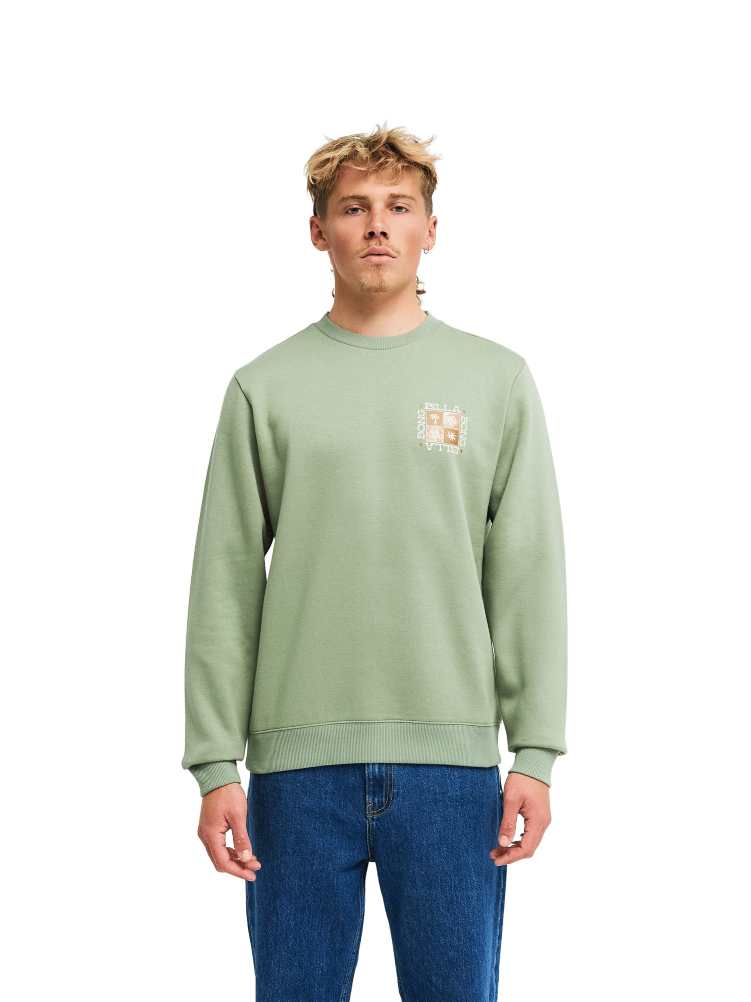 BILLABONG Sweatshirt 'Foundation' in Green