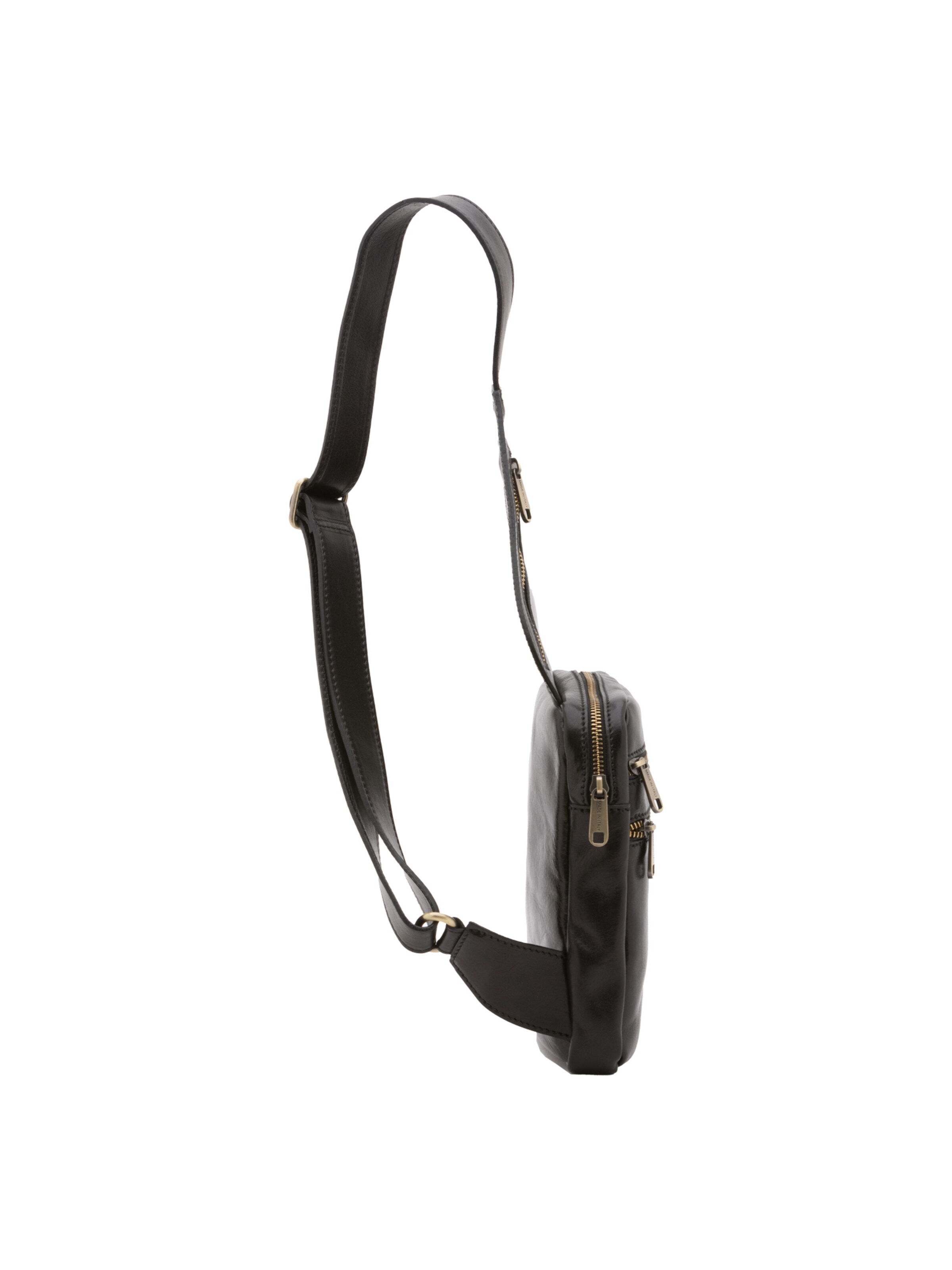 Borsa a tracolla 'Borsa a tracolla uomo in vera pelle - Made in Italy' di I Fratelli in nero