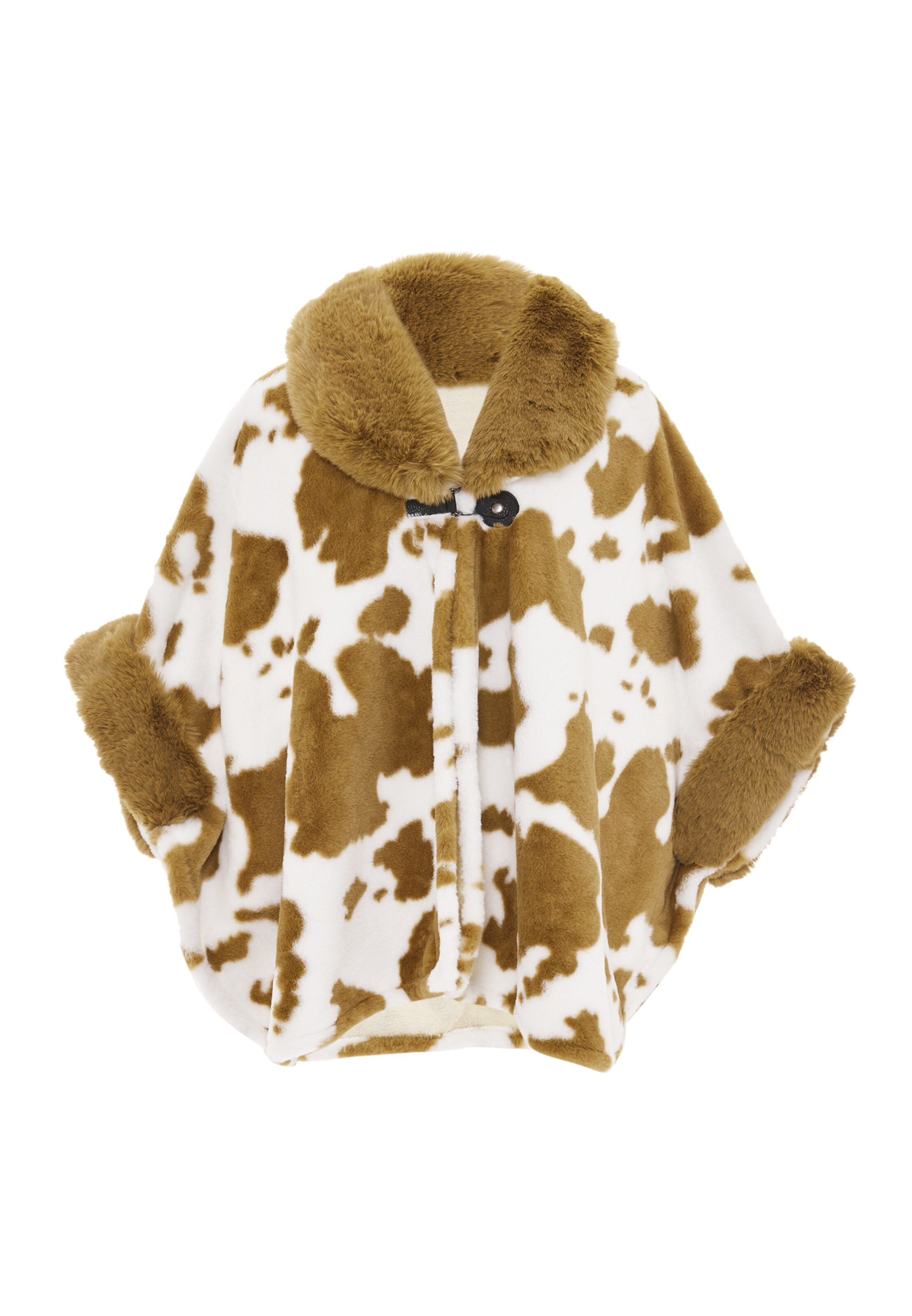 FRAULLY Cape in Bruin: voorkant