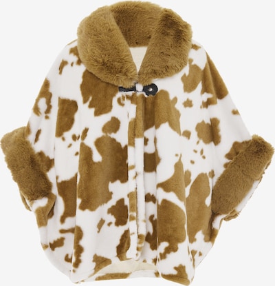 Apsiaustas iš FRAULLY, spalva – karamelės / balta, Prekių apžvalga