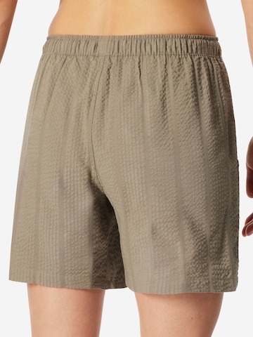 Pantalon de pyjama ' Mix Relax ' SCHIESSER en vert