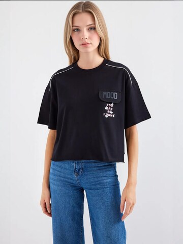 T-shirt Bigdart en noir : devant