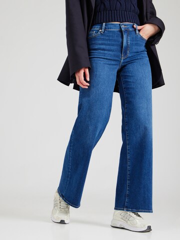 FRAME Wide leg Τζιν σε μπλε: μπροστά