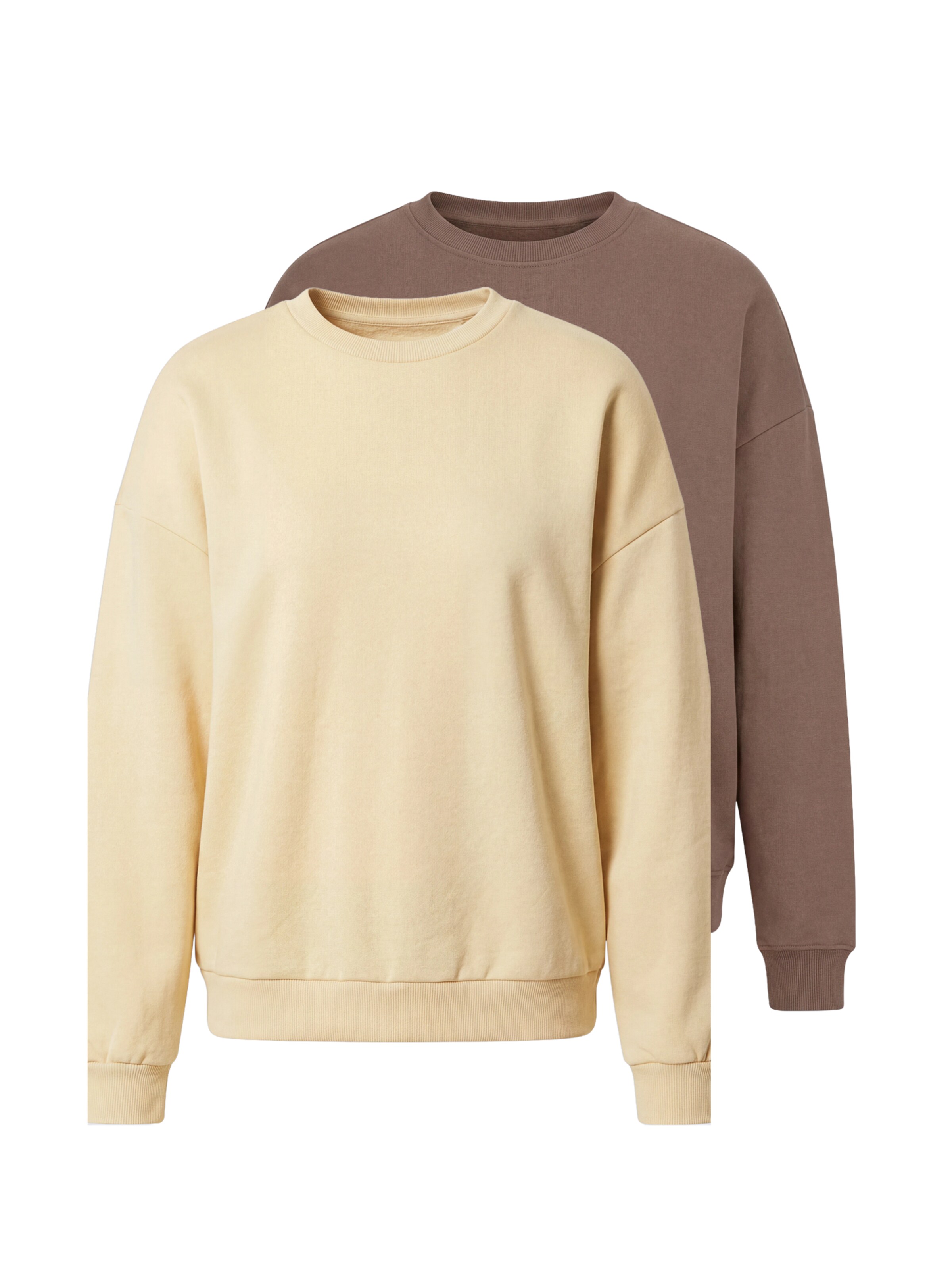 studioselect Sweatshirt 'Lotta' in Braun: Vorderseite