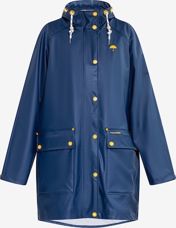 Schmuddelwedda Płaszcz funkcyjny w kolorze niebieski: przód